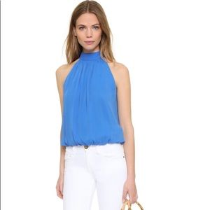 NWT Alice + Olivia Maris Gathered Halter Top XS